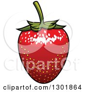 Poster, Art Print Of Red Strawberry