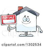 Poster, Art Print Of Cartoon Happy For Sale House Smiling