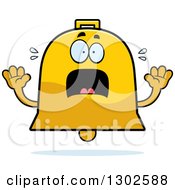 Poster, Art Print Of Cartoon Scared Bell Character Screaming