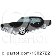 Poster, Art Print Of Black Classic 1969 Cadillac Continental Car
