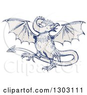 Sketched Or Engraved Basilisk Monster