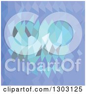 Clipart Of A Low Poly Abstract Geometric Background Of Lavender Royalty Free Vector Illustration