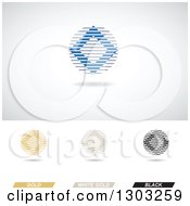 Poster, Art Print Of Abstract Elegance Themed Diamonds With Lines And Shadows