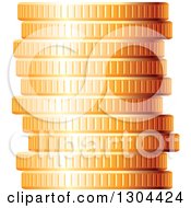 3d Stack Of Golden Coins 2