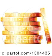 Poster, Art Print Of 3d Stack Of Golden Coins