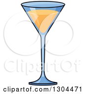 Clipart Of A Cocktail Beverage Royalty Free Vector Illustration