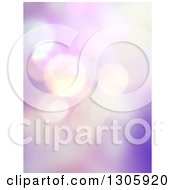 Poster, Art Print Of Purple And Pink Abstract Bokeh Flare Background