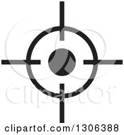 Poster, Art Print Of Black And White Target