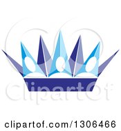 Poster, Art Print Of Blue And Purple Crown