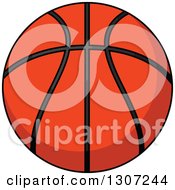 Poster, Art Print Of Cartoon Basketball 2