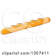 Cartoon Baguette Bread Loaf