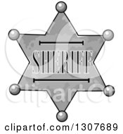 Poster, Art Print Of Sherriff Star Badge