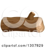 Clipart Of A Tree Log Royalty Free Vector Illustration by visekart