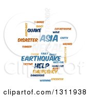 Poster, Art Print Of Nepal Earthquake Word Tag Collage On White 5