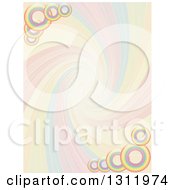 Poster, Art Print Of Colorful Funky Swirl And Rings Background