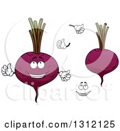 Poster, Art Print Of Cartoon Face Hands And Beets