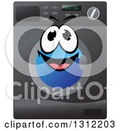 Poster, Art Print Of Happy Front Loader Washing Machine Character