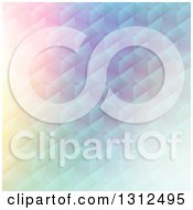 Clipart Of A Gradient Pastel Geometric Pattern Royalty Free Vector Illustration by KJ Pargeter