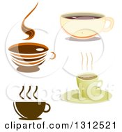 Poster, Art Print Of Coffee Cups And Saucers