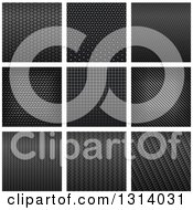 Poster, Art Print Of Backgrounds Of Metal And Carbon Fiber Textures