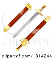 Poster, Art Print Of Sword With Scabbard