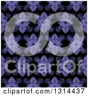 Clipart Of A Seamless Purple Pattern Background Royalty Free Vector Illustration by KJ Pargeter