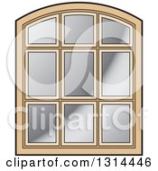 Poster, Art Print Of Rounded Top Wooden Window Frame