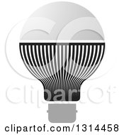 Poster, Art Print Of Black And Gray Led Light Bulb