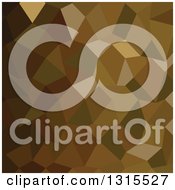 Clipart Of A Low Poly Abstract Geometric Background Of Olive Drab Royalty Free Vector Illustration
