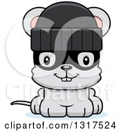 Poster, Art Print Of Cartoon Cute Happy Mouse Robber