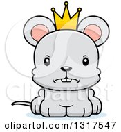 Poster, Art Print Of Cartoon Cute Mad Mouse Prince