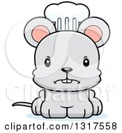 Poster, Art Print Of Cartoon Cute Mad Mouse Chef