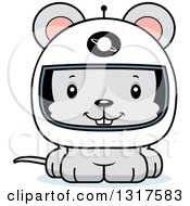 Poster, Art Print Of Cartoon Cute Happy Mouse Astronaut