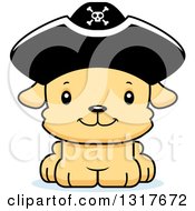 Poster, Art Print Of Cartoon Cute Happy Puppy Dog Pirate