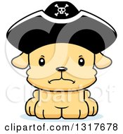 Poster, Art Print Of Cartoon Cute Mad Puppy Dog Pirate