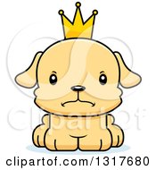 Poster, Art Print Of Cartoon Cute Mad Puppy Dog Prince