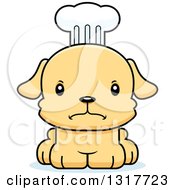 Poster, Art Print Of Cartoon Cute Mad Puppy Dog Chef