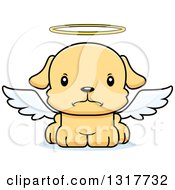 Poster, Art Print Of Cartoon Cute Mad Puppy Dog Angel