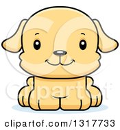 Poster, Art Print Of Cartoon Cute Happy Puppy Dog