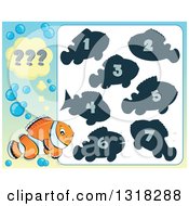 Poster, Art Print Of Clown Fish And Riddle Game