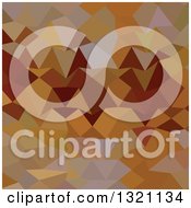 Poster, Art Print Of Low Poly Abstract Geometric Background Of Mikado Yellow
