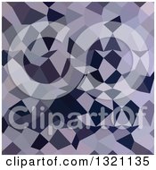 Poster, Art Print Of Low Poly Abstract Geometric Background Of Licorice Black