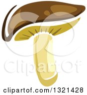 Poster, Art Print Of Cartoon Shiitake Mushroom