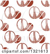 Seamless Background Pattern Of Coffee Beans