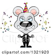 Poster, Art Print Of Cartoon Mad Party Mouse