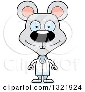 Poster, Art Print Of Cartoon Happy Mouse Doctor