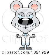 Poster, Art Print Of Cartoon Mad Mouse Doctor