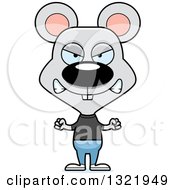Poster, Art Print Of Cartoon Mad Casual Mouse