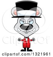 Cartoon Mad Mouse Circus Ringmaster