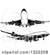 Poster, Art Print Of Black And White Airplanes